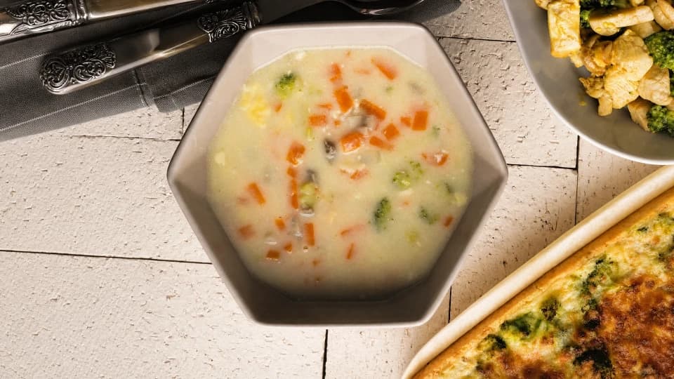 Sütlü Sebze Çorbası
