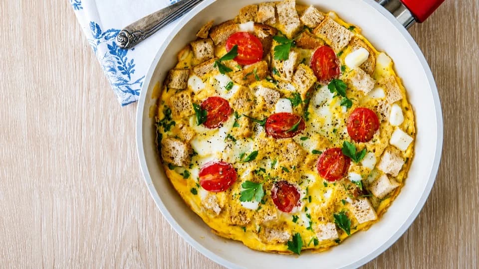 Bayat Ekmekten Omlet