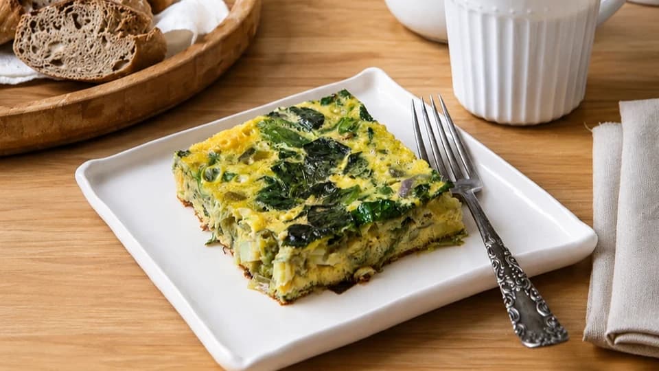 Ispanaklı Omlet