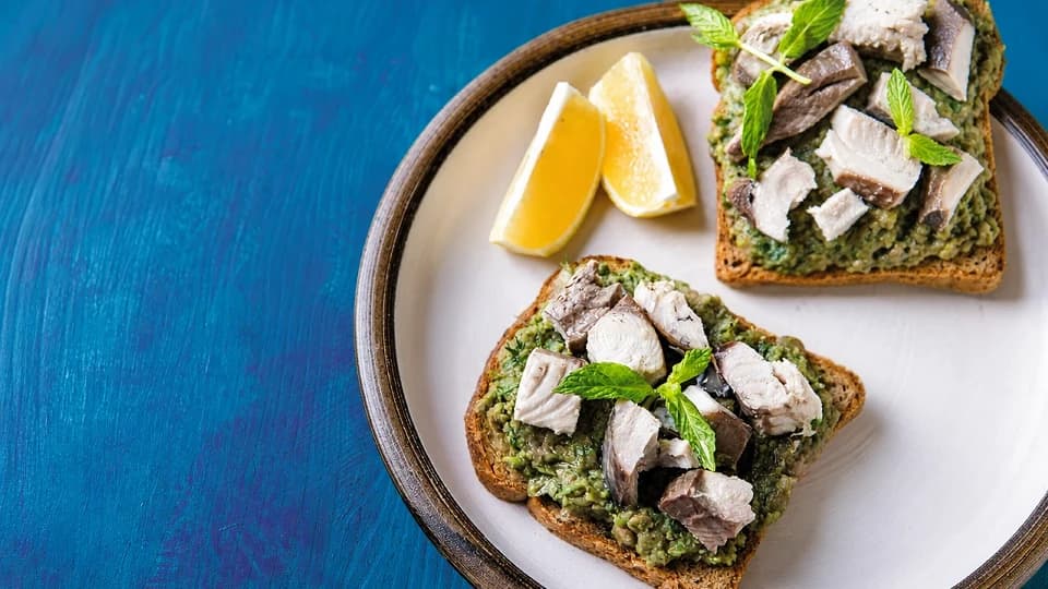 Yeşil Mercimek Pateli Ekmek Üstü Palamut