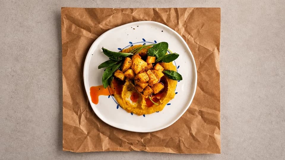 Bal Kabağı ve Sarımsaklı Patates