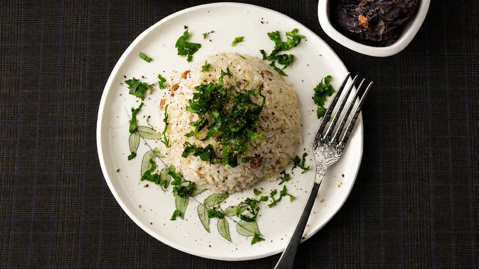 Bademli Kuru Üzümlü Pirinç Pilavı