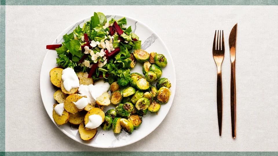 Kırmızı Pancarlı Yeşil Salata