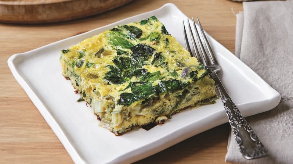 Ispanaklı Omlet