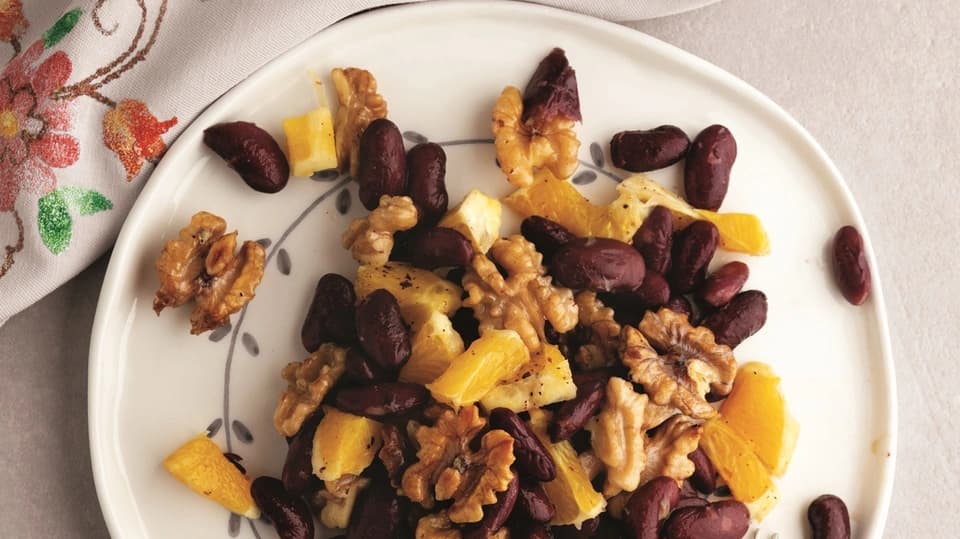 Cevizli Portakallı Meksika Salatası