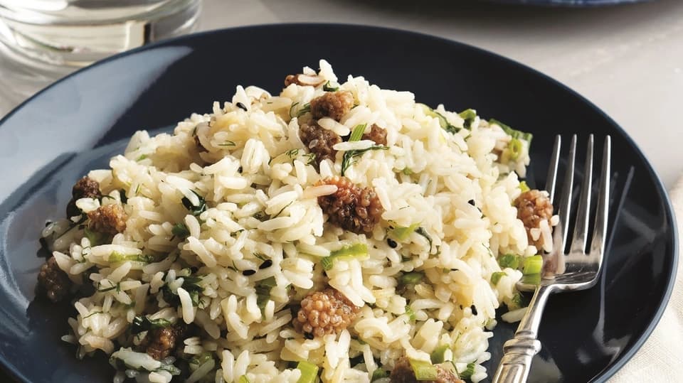 Beyaz Dutlu Pirinç Pilavı