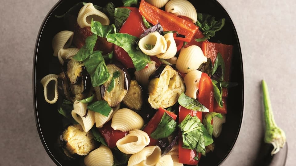 Reyhanlı Patlıcanlı Makarna Salatası