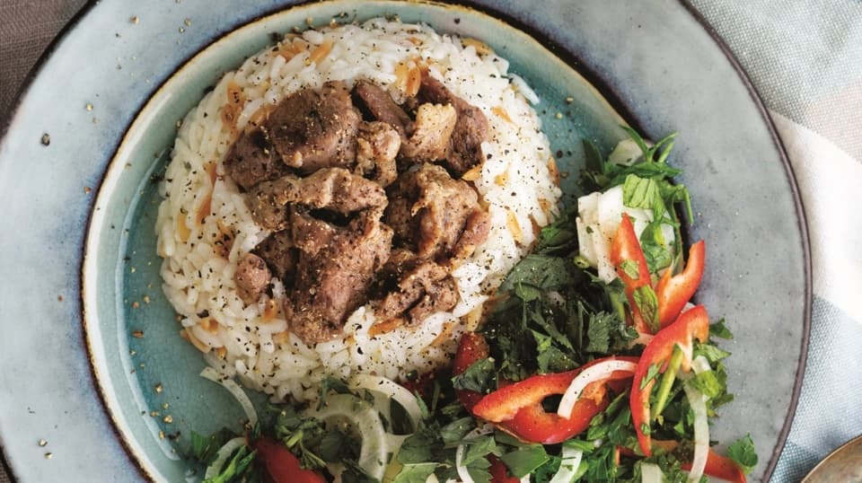 Kuşbaşılı Şehriye Pilavı